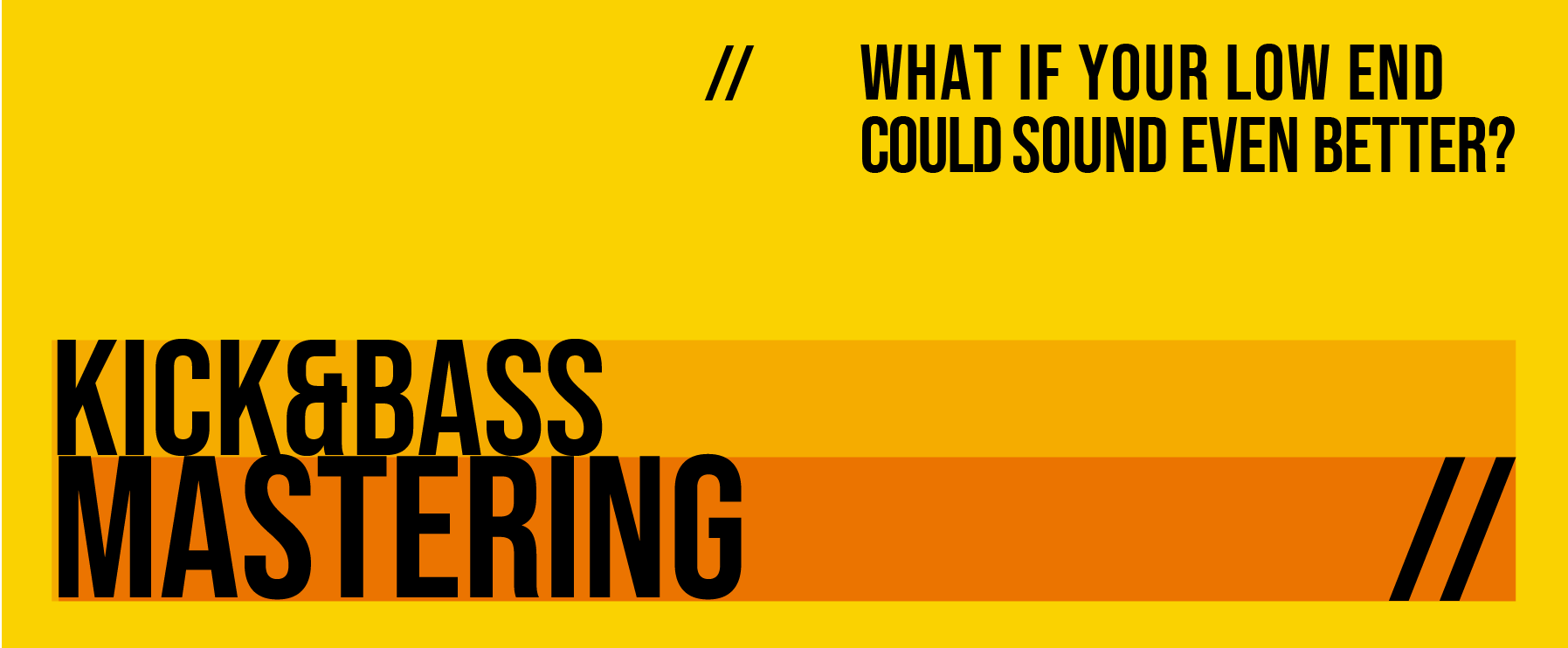 Kick&Bass Mastering